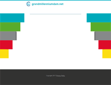 Tablet Screenshot of grandmillenniumdam.net